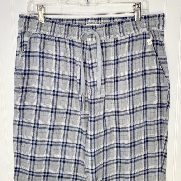 UGG Steiner Gray Plaid Flannel Pajama Lounge Pants XL - Picture 5 of 14